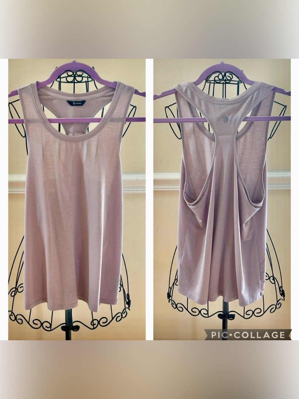 MPG Sport Dynamic Racerback Purple Tank Top